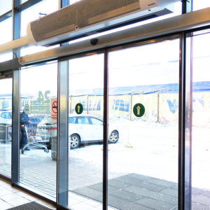 Противопожарный витраж с противопожарными фрамугами / серия FRM7234